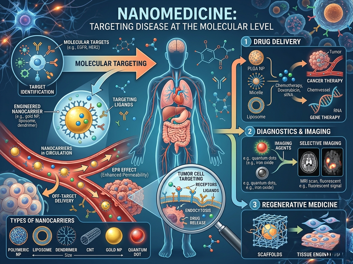 นาโนการแพทย์ (Nanomedicine): การรักษาโรคในระดับโมเลกุล