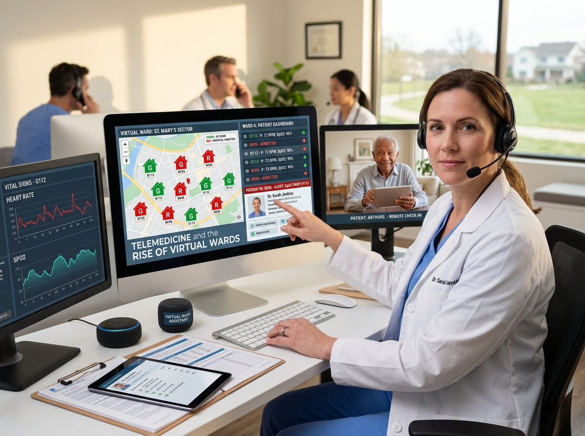 Telemedicine และการเติบโตของ “Virtual Wards”